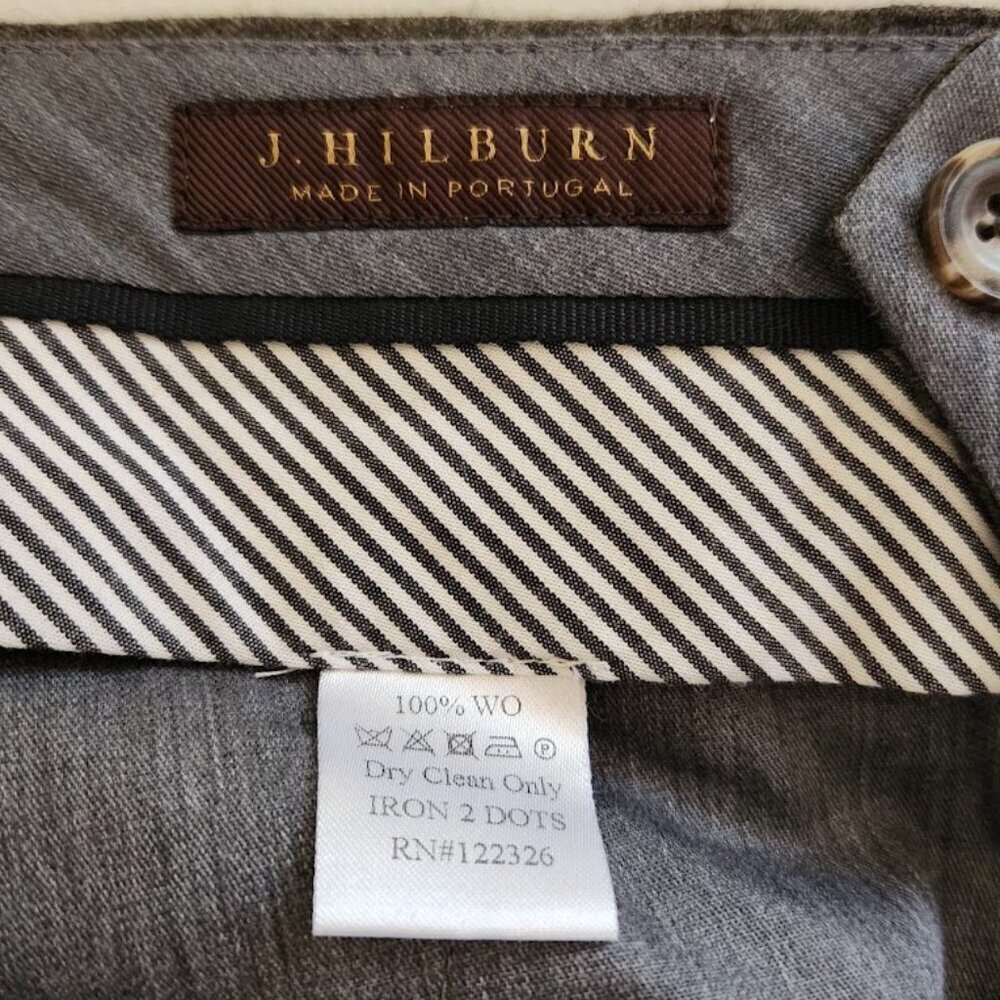 Vitale Barberis Canonico J. Hilburn Men's Dress Pants Size 36 - Picture 5 of 5
